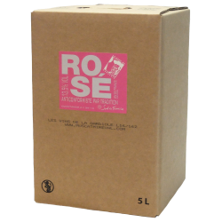 Rosé Rabelais - Vin rosé sec - IGP Hérault - Cave de Rabelais - Bag-in-Box® de 5 litres