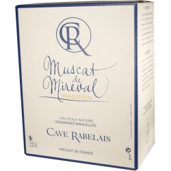 Muscat Tradition - AOP Muscat de Mireval - Cave de Rabelais - Bag-in-Box® de 3 litres
